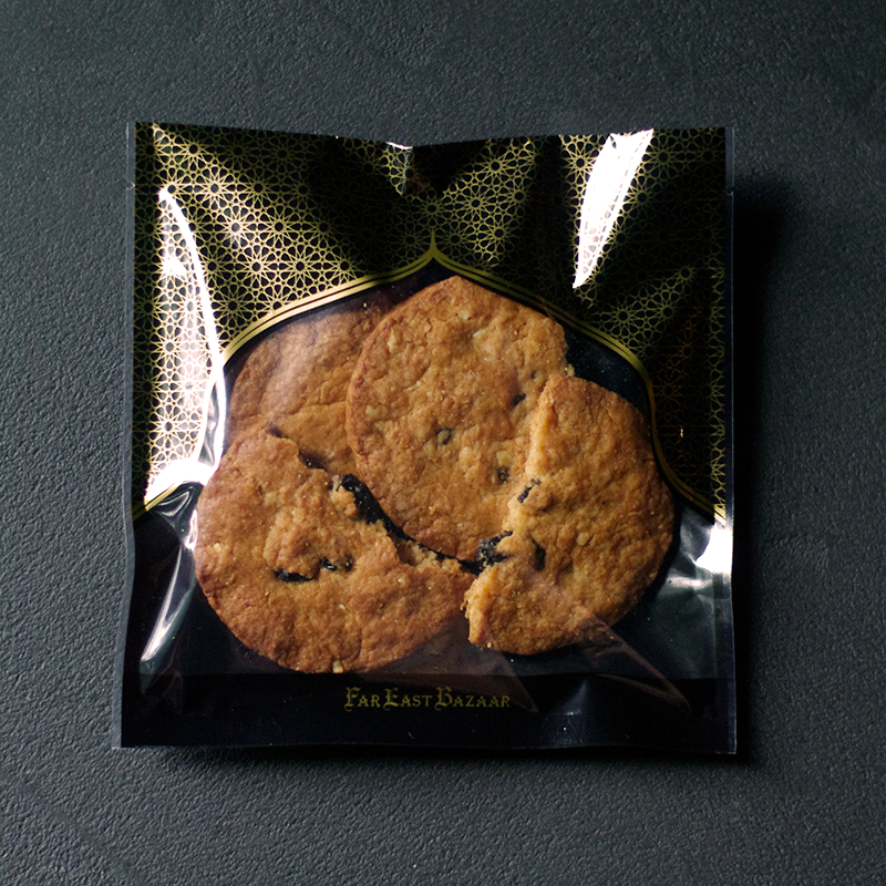 古代小麦の割れクッキー(ヘーゼルナッツ&ブラックレーズン)