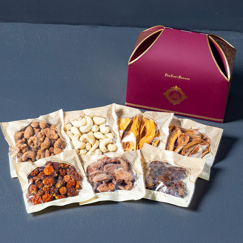 1週間日替わりで楽しむドライフルーツ&ナッツ７種