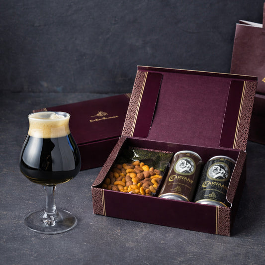 スパイス香るナッツとビールの晩酌セット